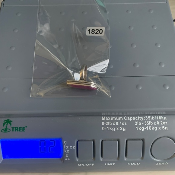 1820 Chic Red and Silver Artisan Ring - Picture 2 of 3